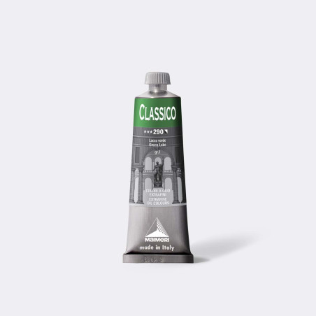 Colore ad olio Extrafine Classico MAIMERI 60 ml. - Lacca Verde - 290