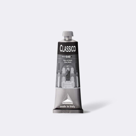 Colore ad olio Extrafine Classico MAIMERI 60 ml. - Nero di Marte - 540