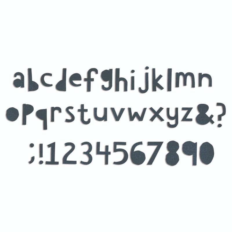 Sizzix Bigz XL Fustella - Alfabeto Lettere e Numeri  662708
