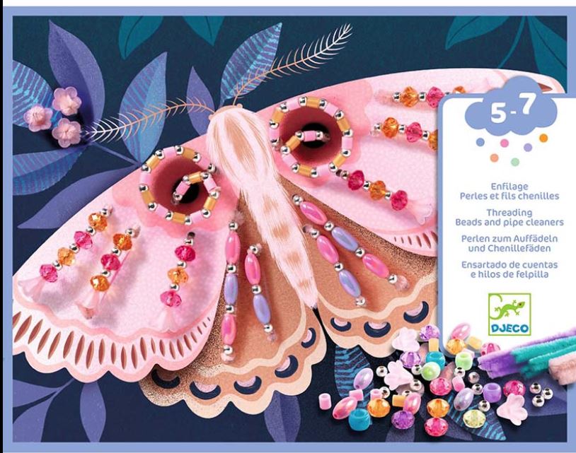 DJECO ILLUMINA LA NOTTE – Quadretti con Perline