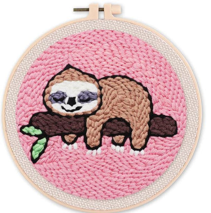 Punch needle bradipo