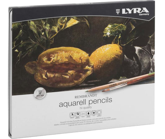 LYRA Rembrandt confezione in metallo  matite colorate acquerellabili assortite