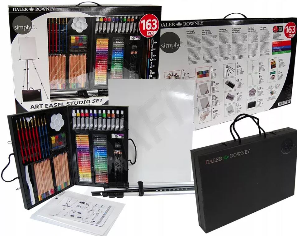 Set Simply Art Studio Per Artisti Pezzi 163 | Daler Rowney