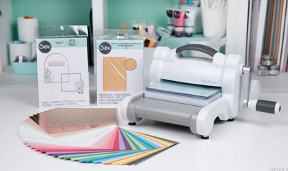 Sizzix Big Shot in Starter Kit con carta stoffa e fustelle 666175