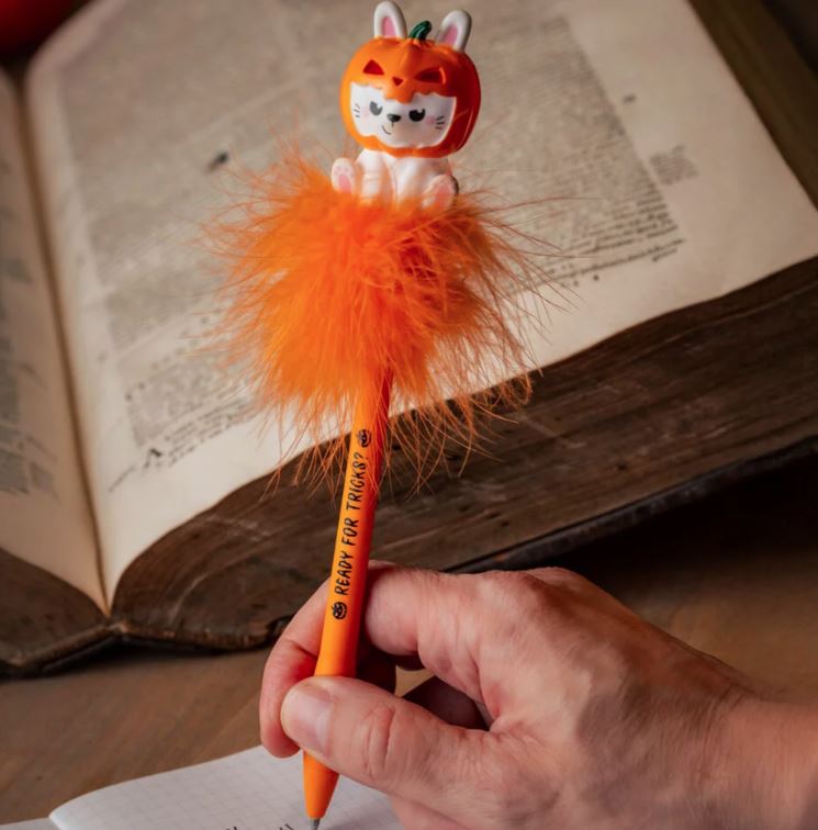 Penna a Sfera Luminosa - Pumpkin Bunny - Writing is Magic