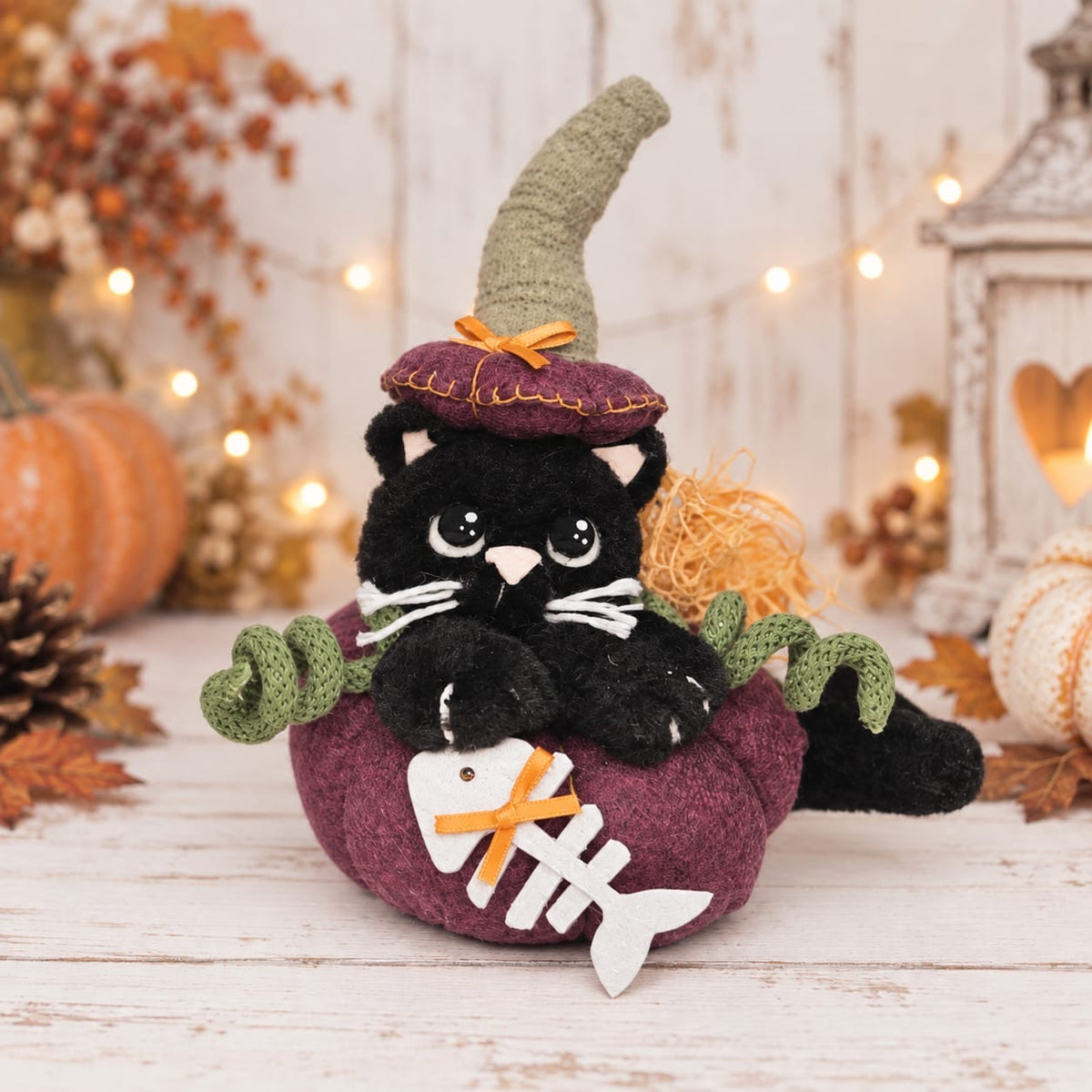 Kit  Gatto e Morgana halloween