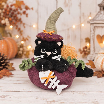 Kit  Gatto e Morgana halloween