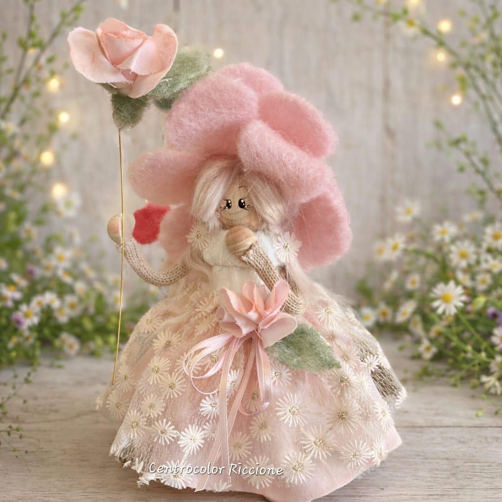 CARTAMODELLO  Lady fata Peonia