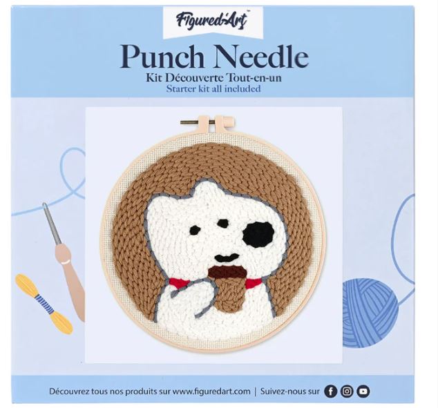 Punch needle dog