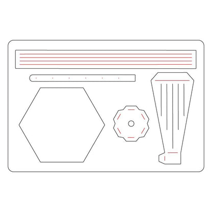 Fustella Sizzix Bigz L Die 663499 Scopa, scatola regalo