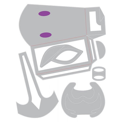 Fustella Sizzix Thinlits Die Set 6pk 663609 Sacchetto Renna