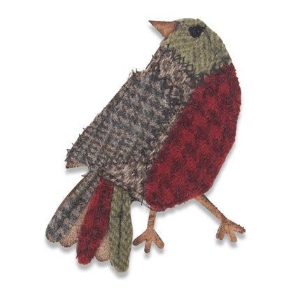 Fustella Sizzix Bigz Die 664231 Uccellino Patchwork