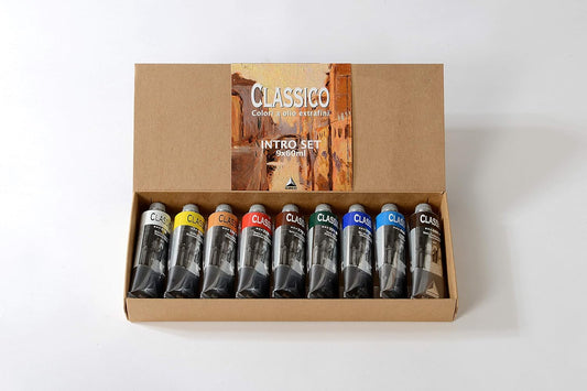 Colori olio classico maimeri Intro set da 9 pezzi 60 ml