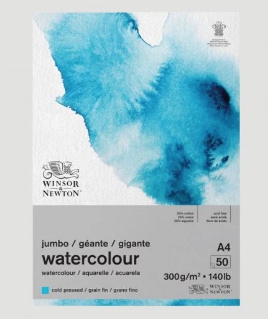 Blocco Watercolour Winsor&Newton, Formato Gigante A4