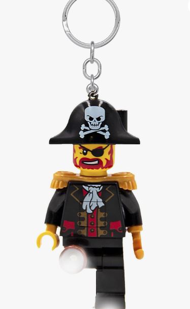 Portachiavi con torcia e LED pirata