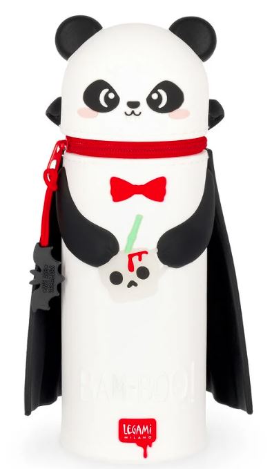 Astuccio 2-in-1 in Silicone Panda "Bam-Boo" Halloween - Kawaii