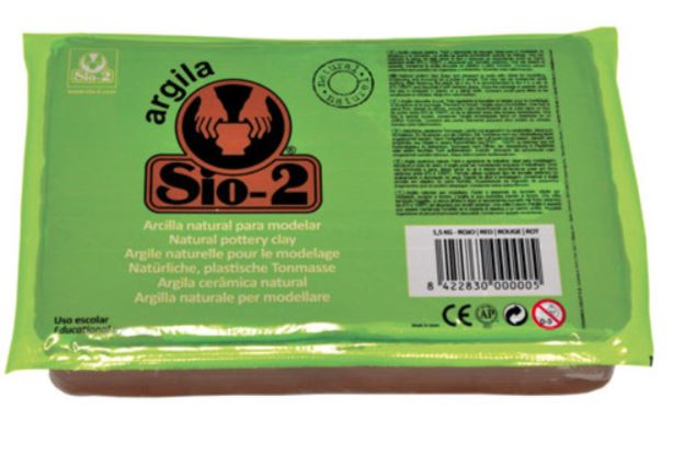 Argilla da Forno Naturale al 100% Colore Rosso