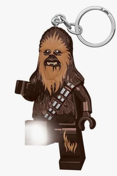 Portachiavi con torcia e LED Chewbacca