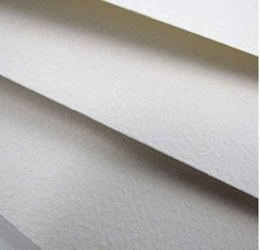 Fabriano - Carta per acquerello - superficie pressata a freddo (NOT) - 300 g/m² - 70 x 50 cm - 25 fogli