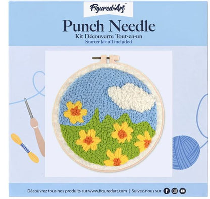 Punch needle fiori
