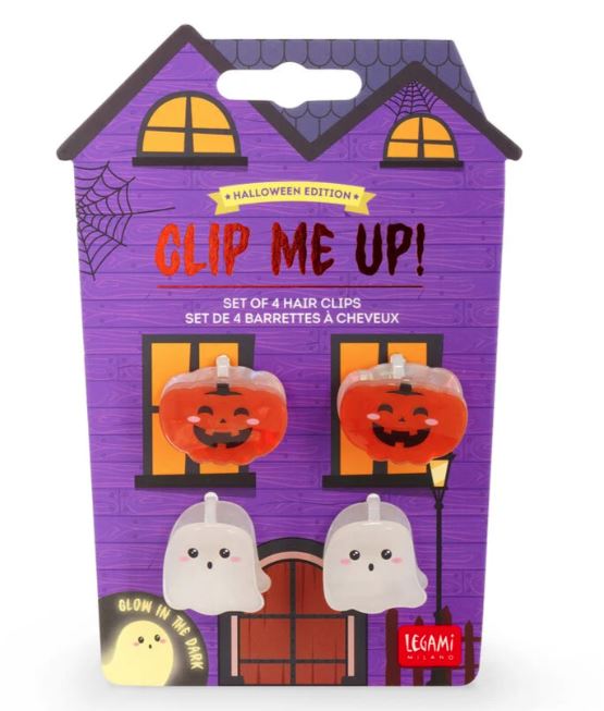 Set di 4 Mini Mollette per Capelli Halloween - Clip Me Up!