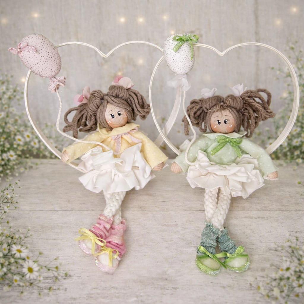 kit 2  Faustina giallo e verde