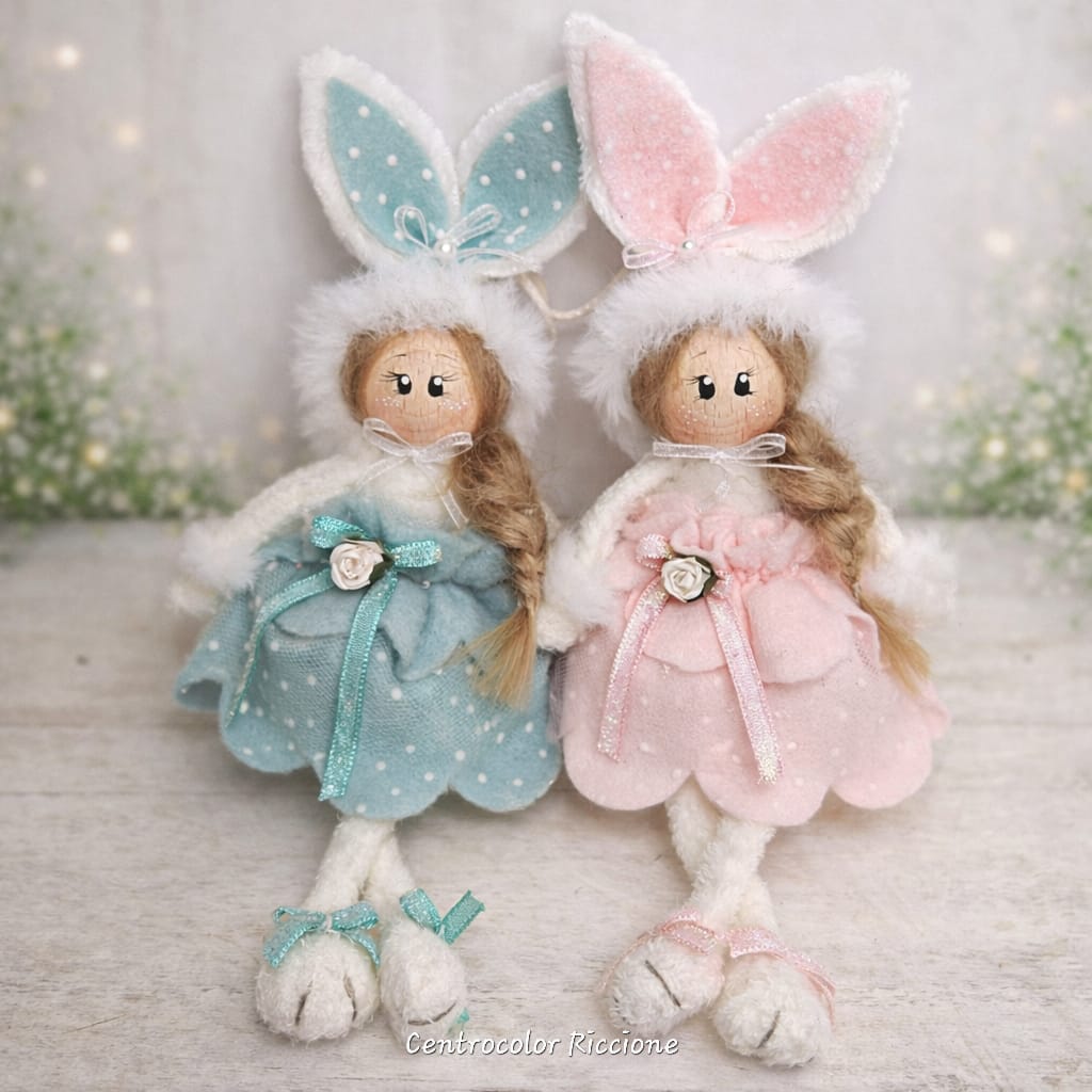 Betta la coniglietta Tiffany e rosa