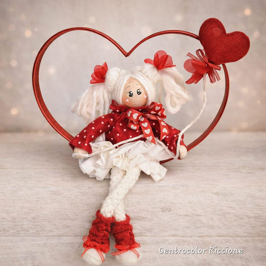 Kit Faustina rossa 2 pezzi