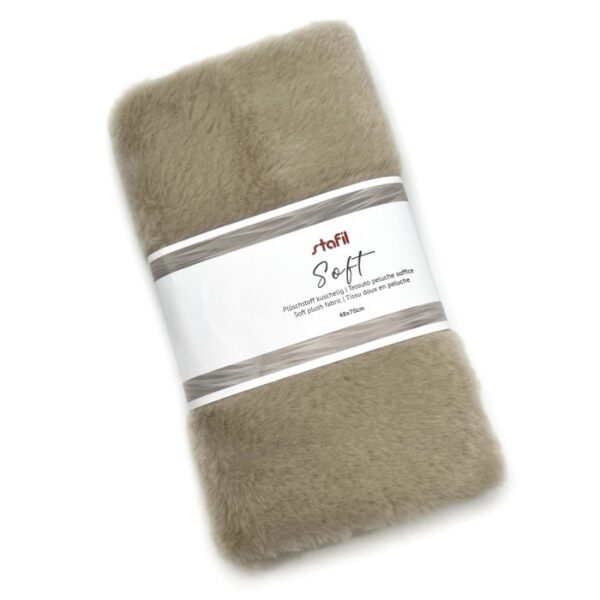 Tessuto peluche soffice 48x70