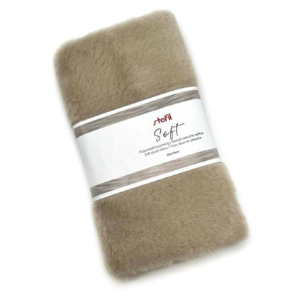 Tessuto peluche soffice 48x70