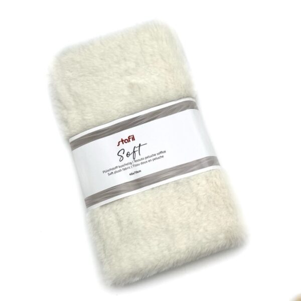 Tessuto peluche soffice 48x70