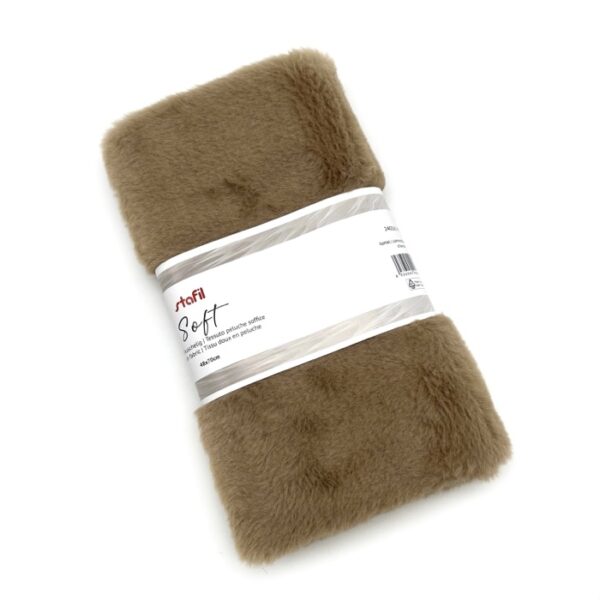 Tessuto peluche soffice 48x70