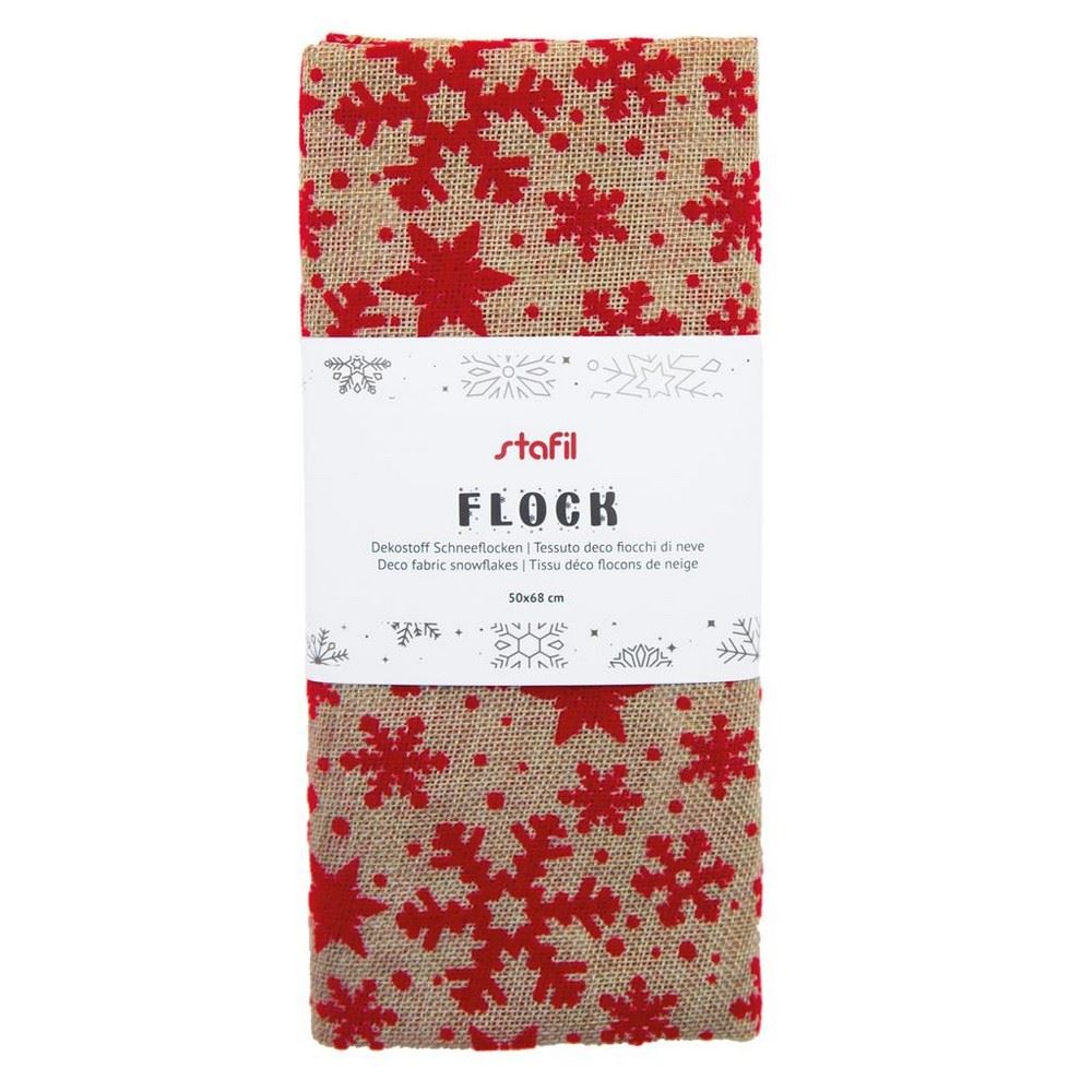 Tessuto fiocco neve 50x68