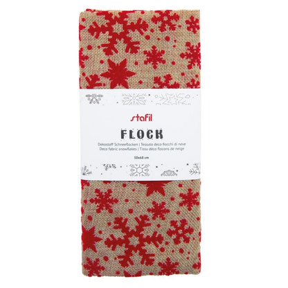 Tessuto fiocco neve 50x68