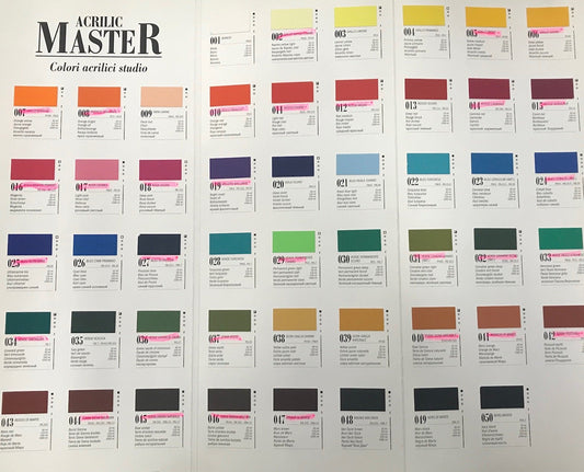 Acrilic Master Colori Acrilici Fini tubo  120 ml.