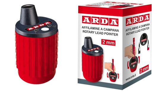 Affilamine a campana. Temperamine a rotazione per mine diametro 2 mm