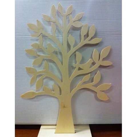 Albero legno con uccelli 50 cm