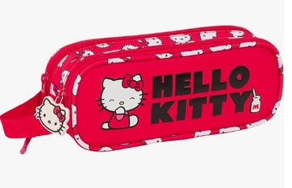 Astuccio doppia cerniera  hello kitty