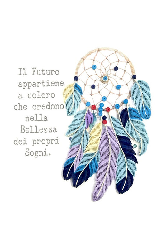 Biglietto Filigrana di carta acchiappasogni