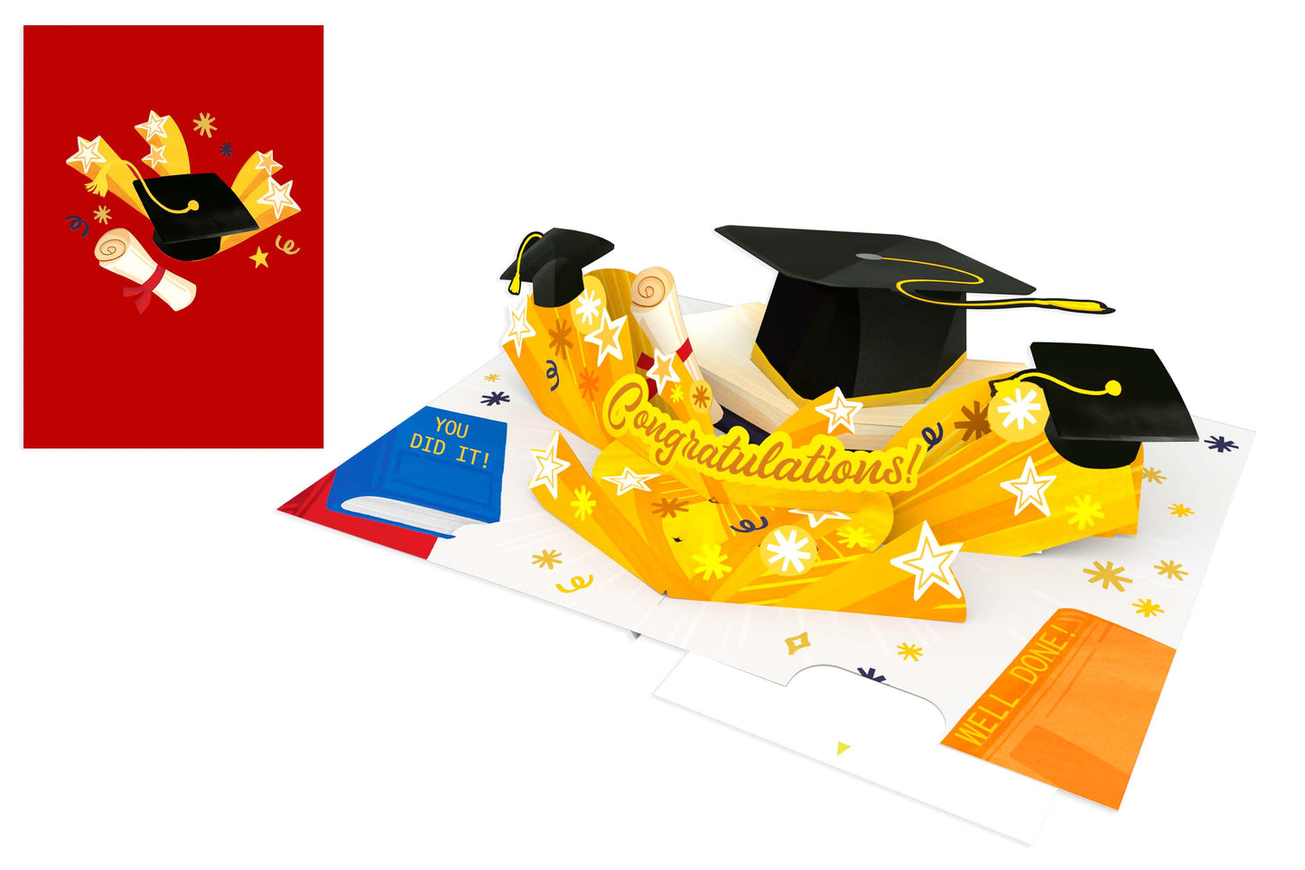 Biglietto KIRIGAMI  Pop Up di Origamo®laurea