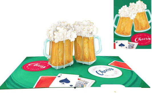 Biglietto KIRIGAMI  Pop Up di Origamo® Birra
