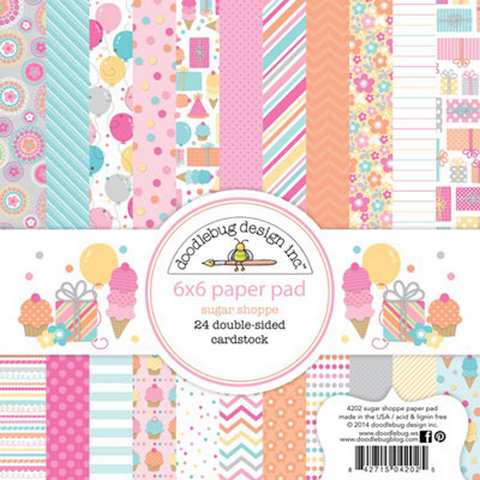 Blocco carta Scrap Sugar Shoppe 4202 15x15 cm