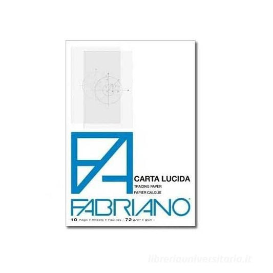 Blocco Fabriano Carta Lucida F4 72gr 10 fogli