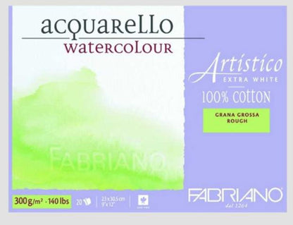 Blocco Fabriano Extra White 100% cotone  Grana Grossa da 300gr