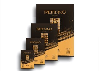 Blocco Schizzi Sketch collati in testa Grana Naturale 90gr Fabriano