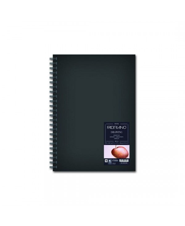 Blocco Drawing Book Spiralato ritratto Grana Naturale 60gr 160 fogli Fabriano