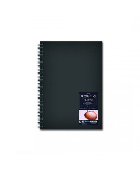 Blocco Drawing Book Spiralato ritratto Grana Naturale 60gr 160 fogli Fabriano