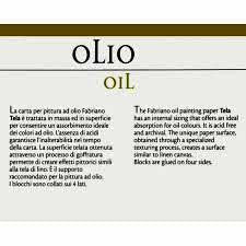 Blocco Tela Fabriano Carta per pittura ad olio