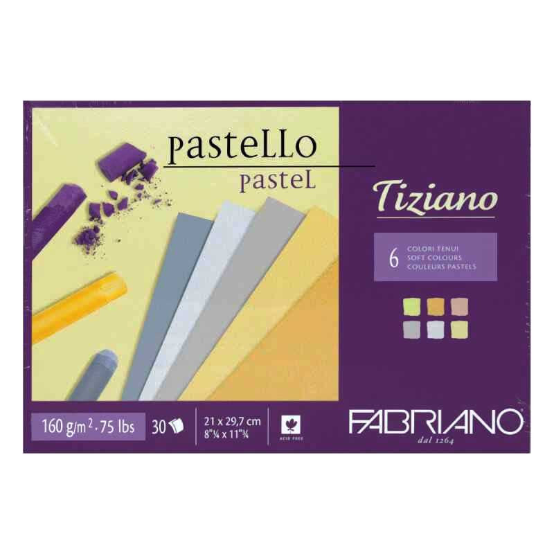 Blocco Tiziano Tenue Grana Naturale 160gr 24 fogli Fabriano