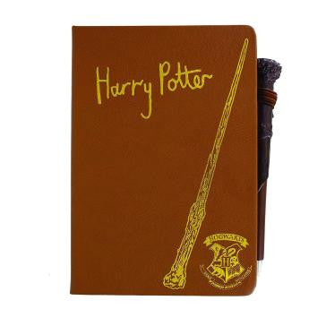 Block Notes con Penna/Bacchetta Hogwarts Crest
